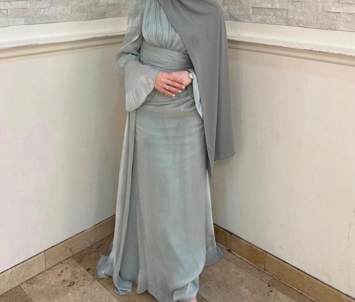 Elegante avondjurk DMN by Ozduman, maat 38, Kleding | Dames, Jurken, Maat 38/40 (M), Verzenden, Zo goed als nieuw, Onder de knie