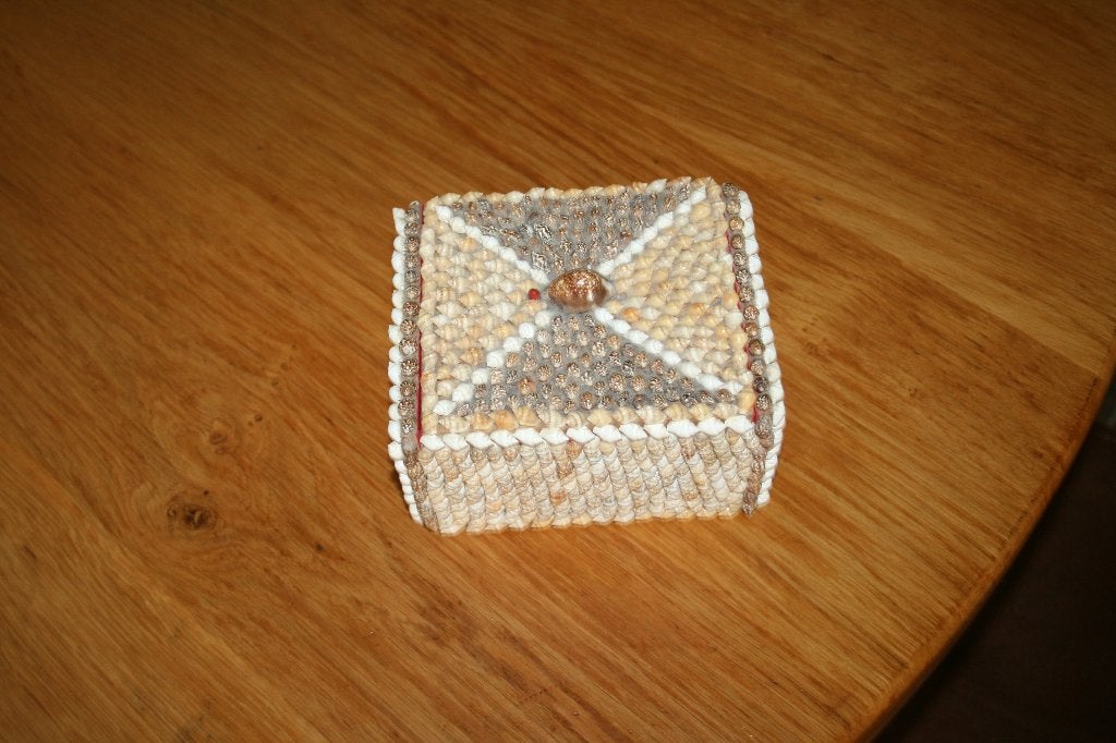 3 mooie schelpenkistjes, Antiek en Kunst, Ophalen of Verzenden