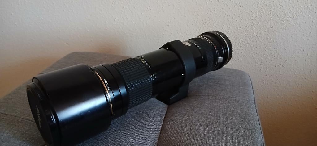 Nikon AI-S 400mm 5.6 lens (optional f-z adapter+72-77 ring), Verzenden, Gebruikt, Telelens