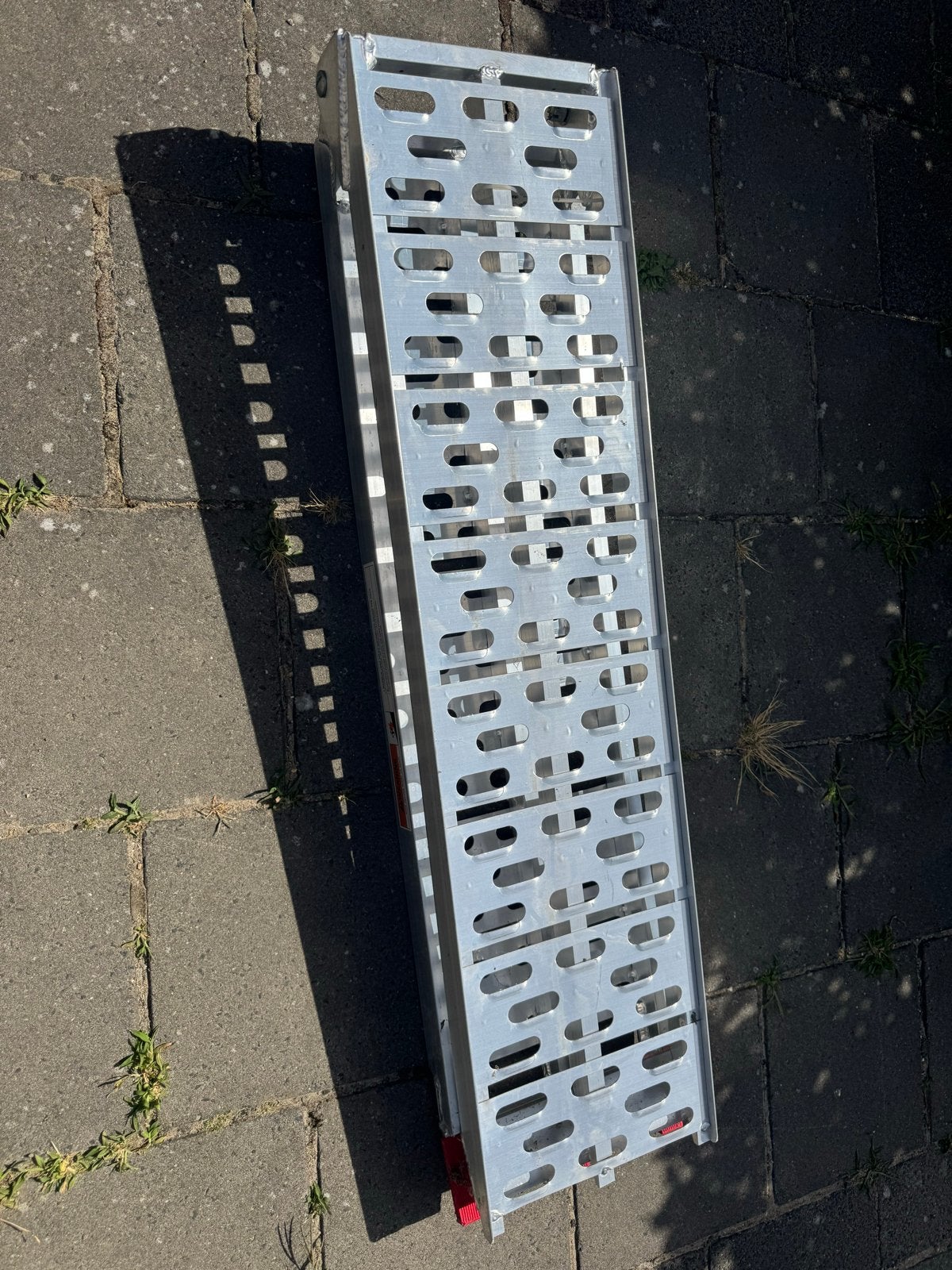 Oprijplaat / Oprijgoot - Aluminium, opvouwbaar, Ophalen of Verzenden