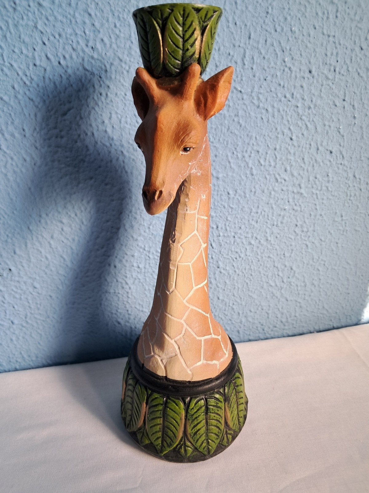 Mooie giraffe kandelaar., Ophalen of Verzenden, Kaars