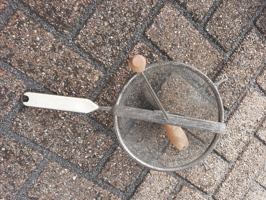 Brocante handzeef keukenzeef, Ophalen of Verzenden