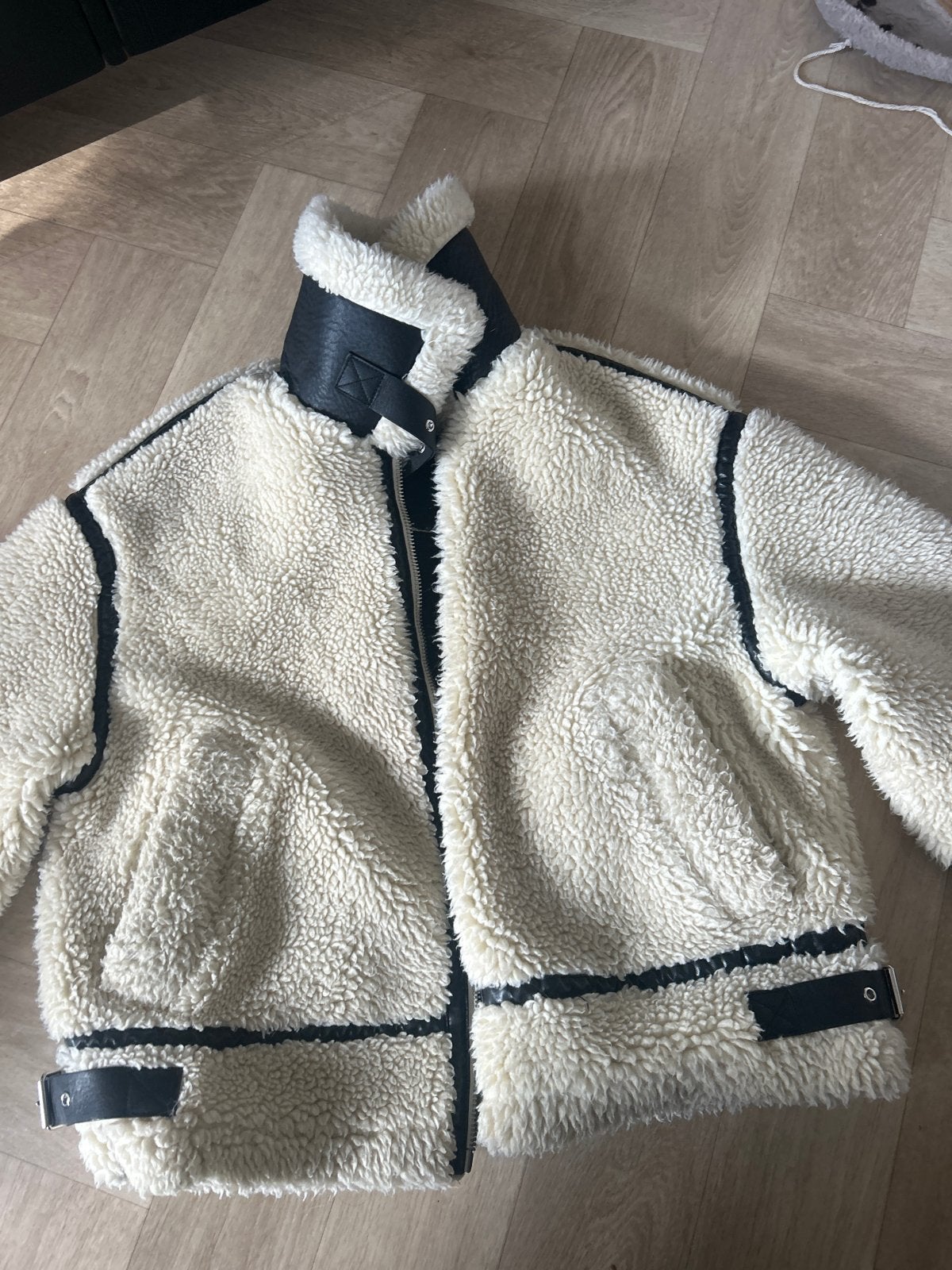 Zara teddy jas maat S, Ophalen, Gedragen, Maat 36 (S), Beige