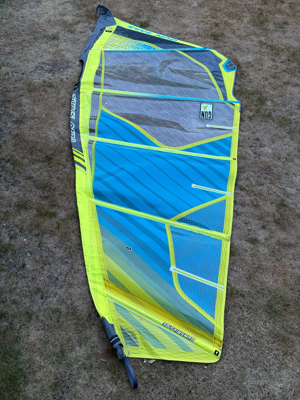 Gun Sails Transwave 4.7m² windsurfzeil, Ophalen, 3.5 tot 5 m², Zo goed als nieuw, Gunsails