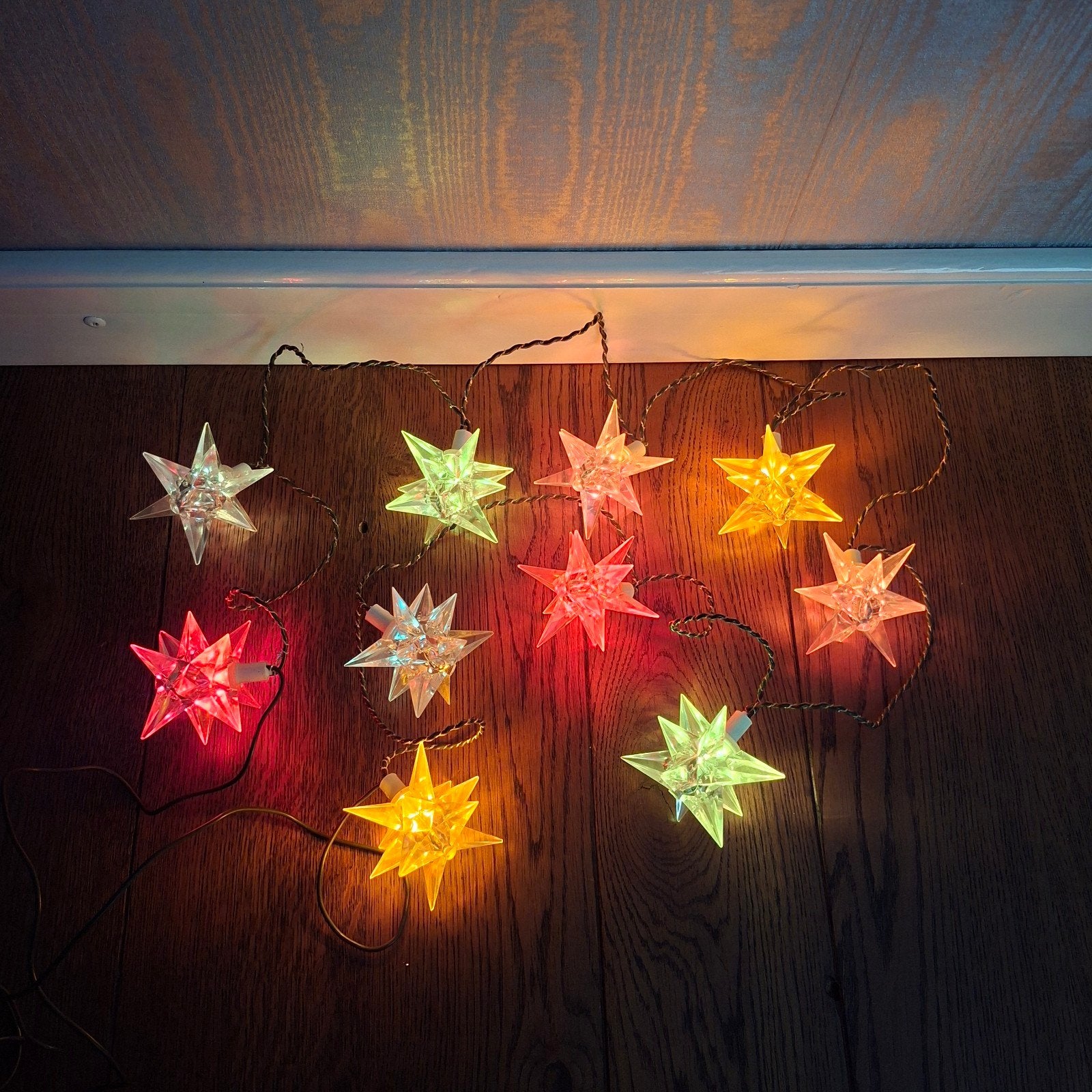 Zeer oude perplex kristallen verlichting met reservelampjes, Ophalen of Verzenden