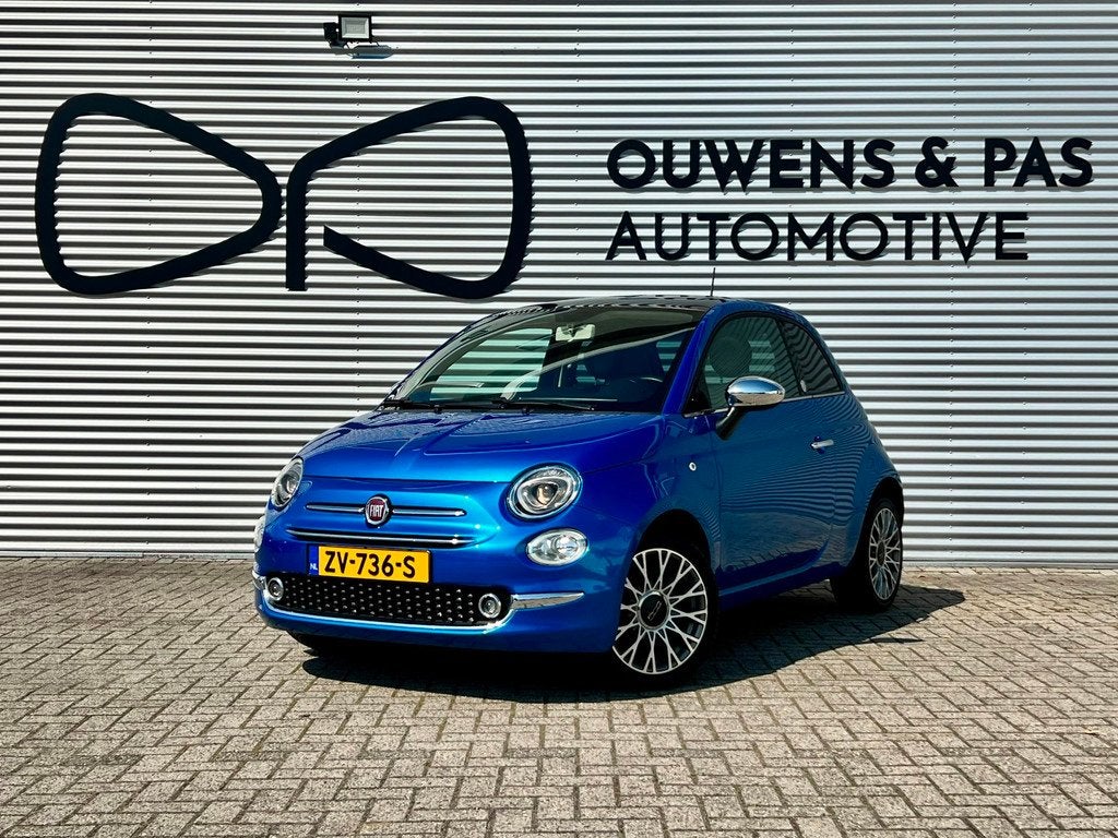 Fiat 500 1.2 Lounge | PANORAMA | NAVIGATIE | VIRTUAL DASH |, Voorwielaandrijving, Gebruikt, 4 cilinders, Bedrijf