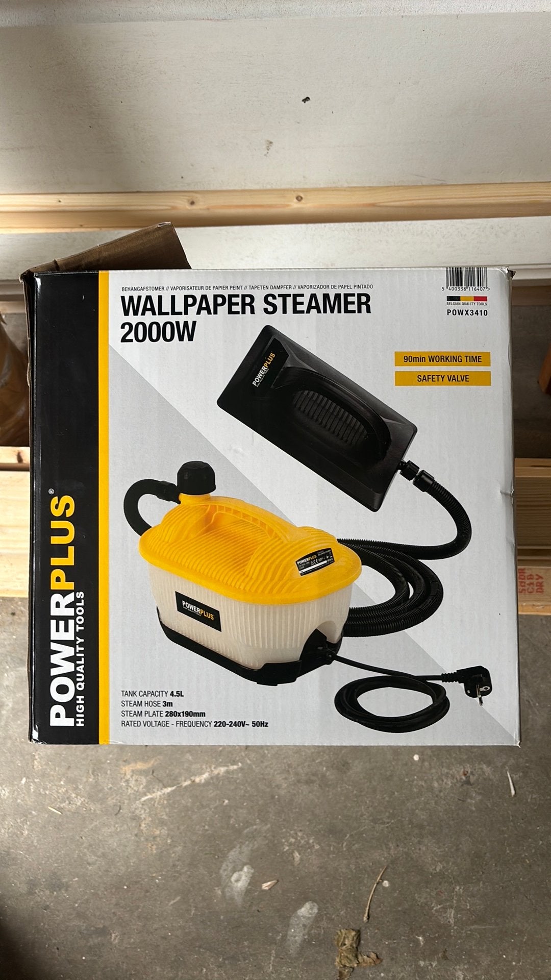 behangster 1x gebruikt, Ophalen of Verzenden, Zo goed als nieuw