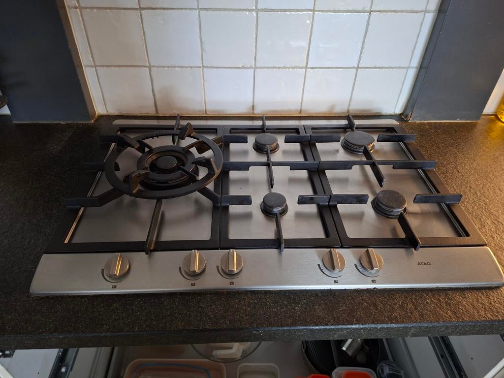 Atag 5 pits gasfornuis, Ophalen