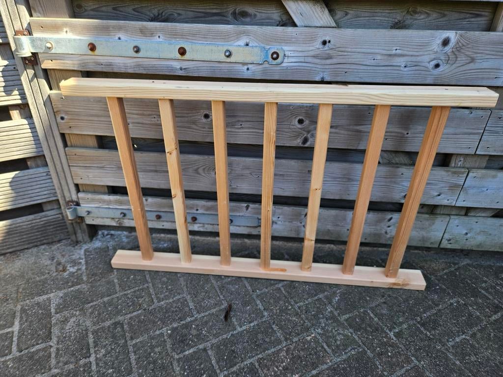 Nieuw houten hekje - 70x114 cm - op te halen in Vledder, Tuin en Terras, Ophalen, Nieuw, Hout, Tuinhek