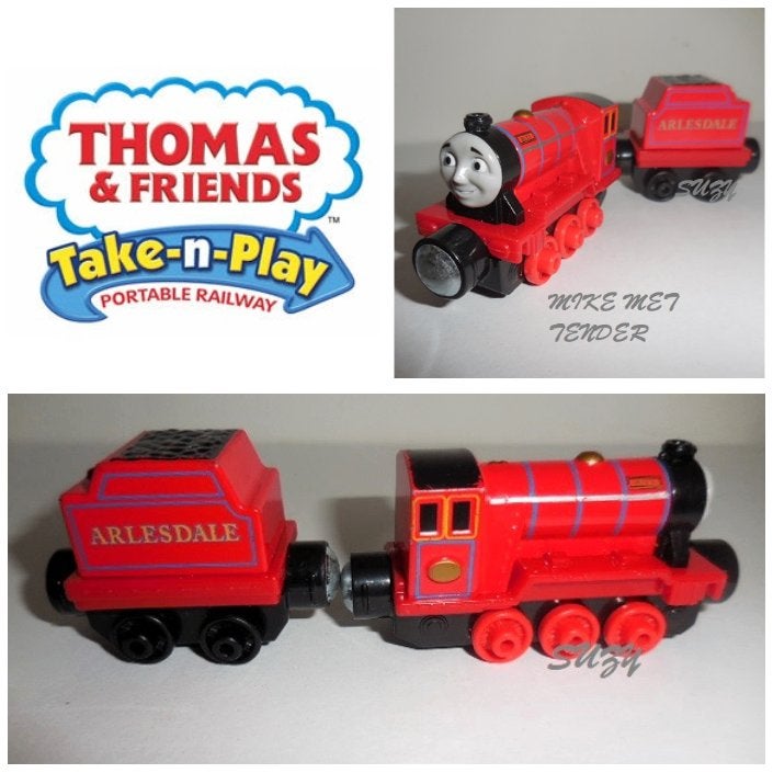 Thomas de Trein Take n Play, Mike met Tender, Ophalen of Verzenden, Gebruikt