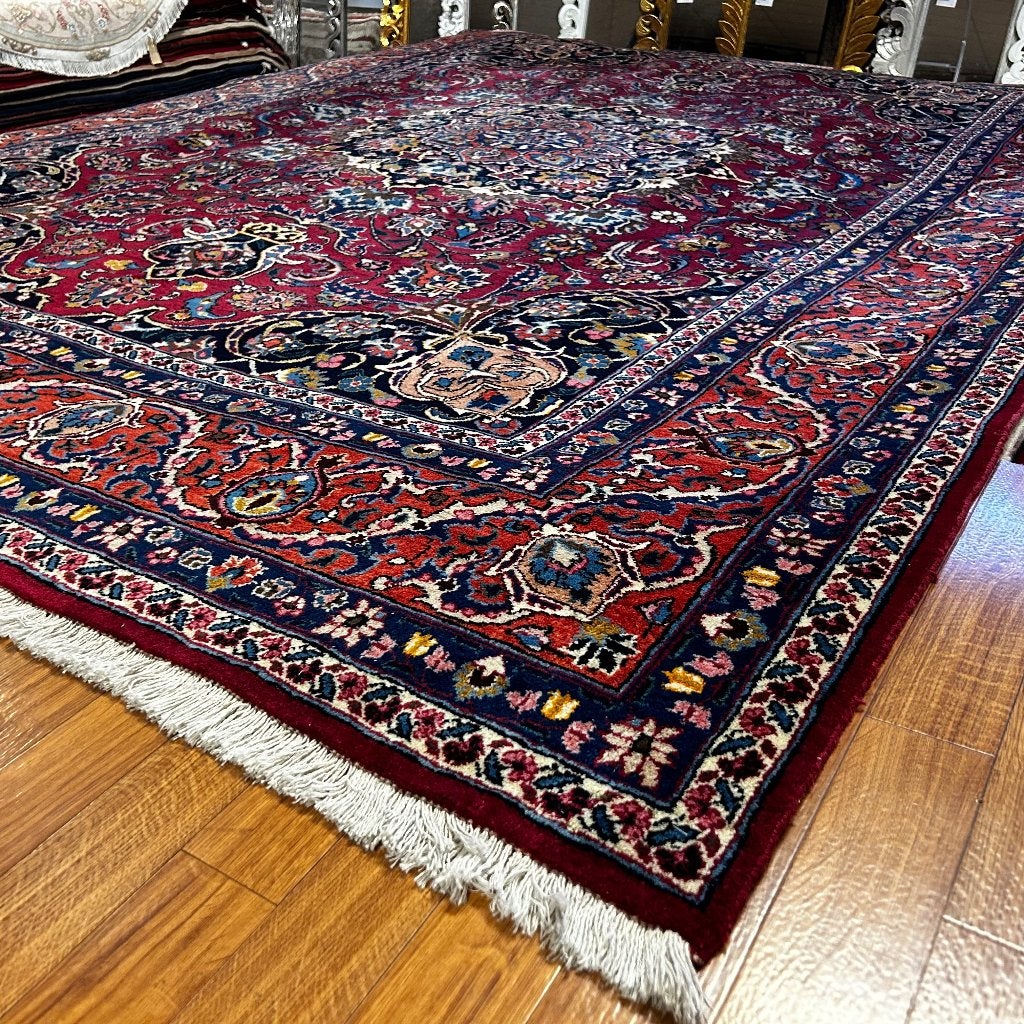 perzisch tapijt mashad – 348 x 248 cm – trendy vloerkleed, TTM Wonen, Meubels – (Perzische) Tapijten en Woonaccessoires, Ophalen of Verzenden