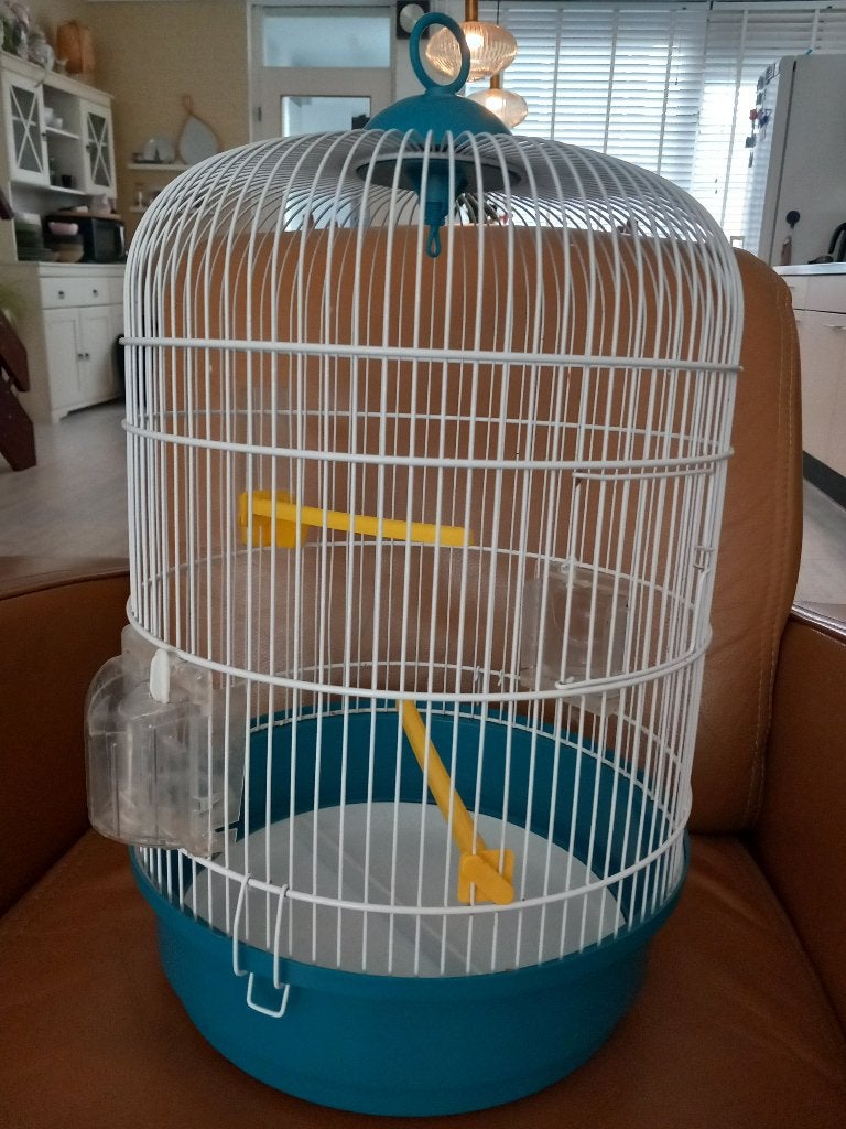 Vogelkooi, Ophalen, Gebruikt, Metaal, Vogelkooi
