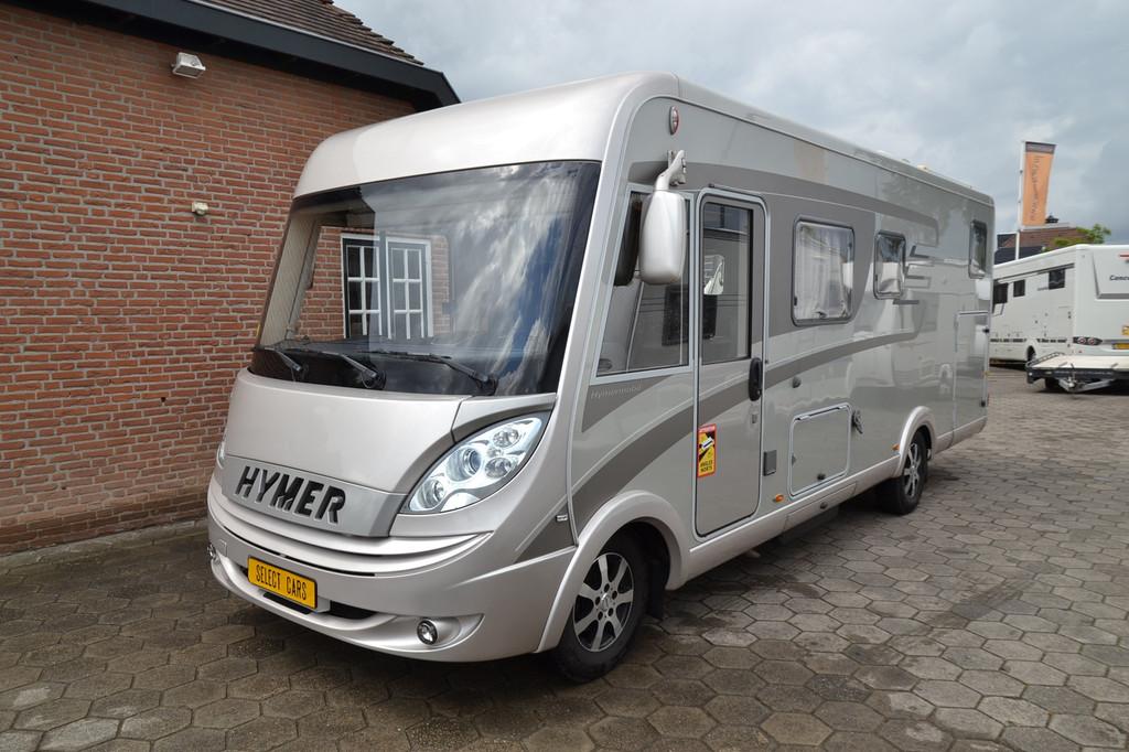 Hymer B 678 Silver- line - Automaat - Airco+dak airco - Leer, Caravans en Kamperen, Luifel, 7 tot 8 meter, Bedrijf, Diesel