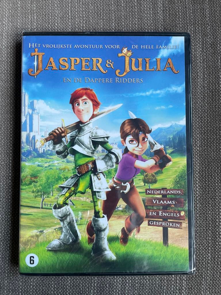 Jasper & Julia en de Dappere Ridders - dvd nieuw!!, Avontuur, Ophalen of Verzenden, Vanaf 6 jaar, Nieuw in verpakking