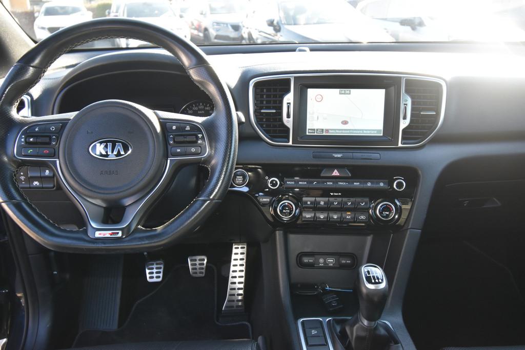 Kia Sportage 1.6 T-GDI GT-Line First Edition , TREKHAAK , CR, Voorwielaandrijving, Gebruikt, 4 cilinders, Zwart