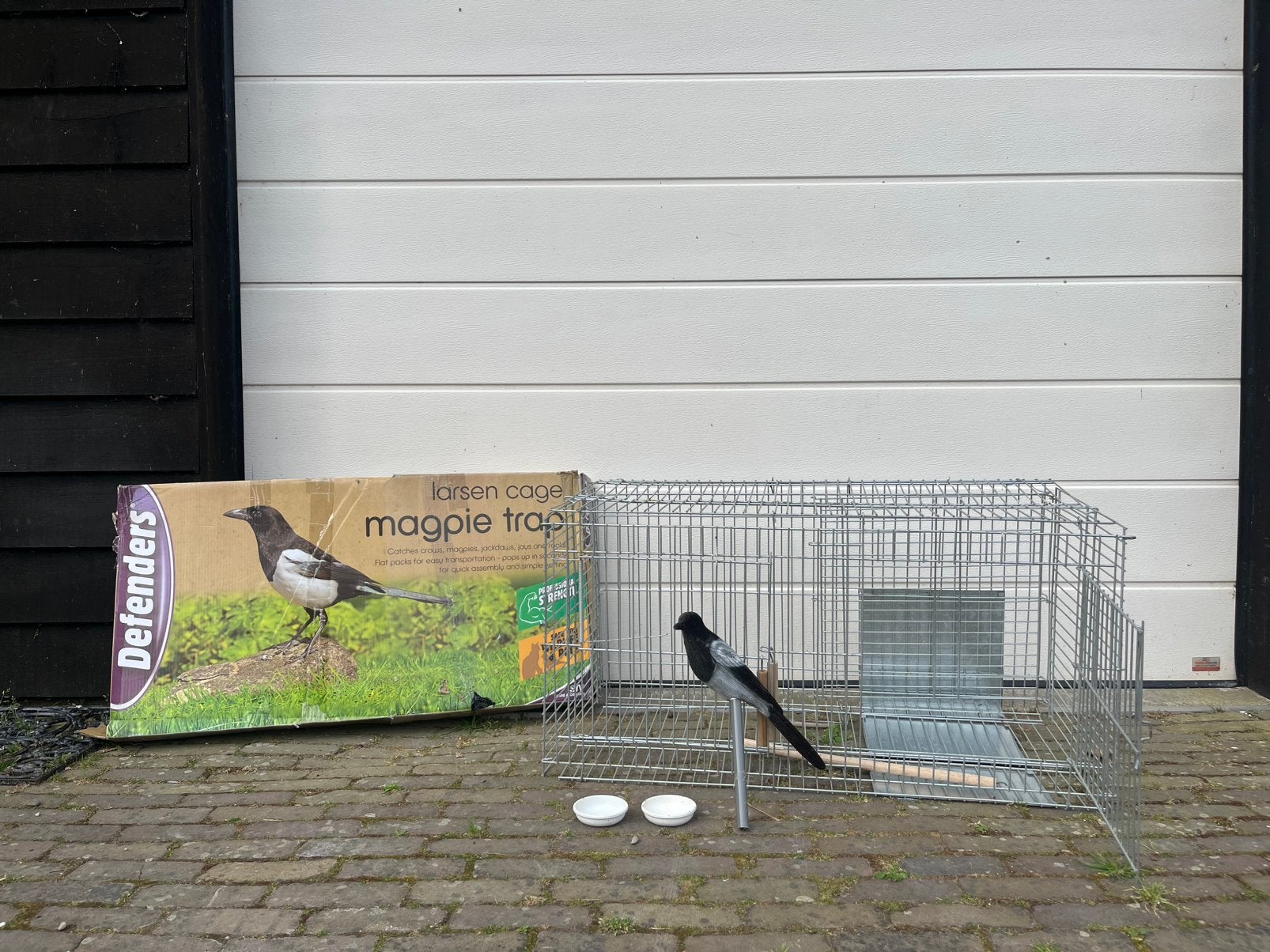 Ekster vangkooi, Ophalen, Zo goed als nieuw, Hout, Vogelkooi