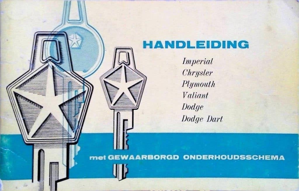 autohandleiding jaren 60 of 70  Chrysler-concern., Auto diversen, Ophalen of Verzenden