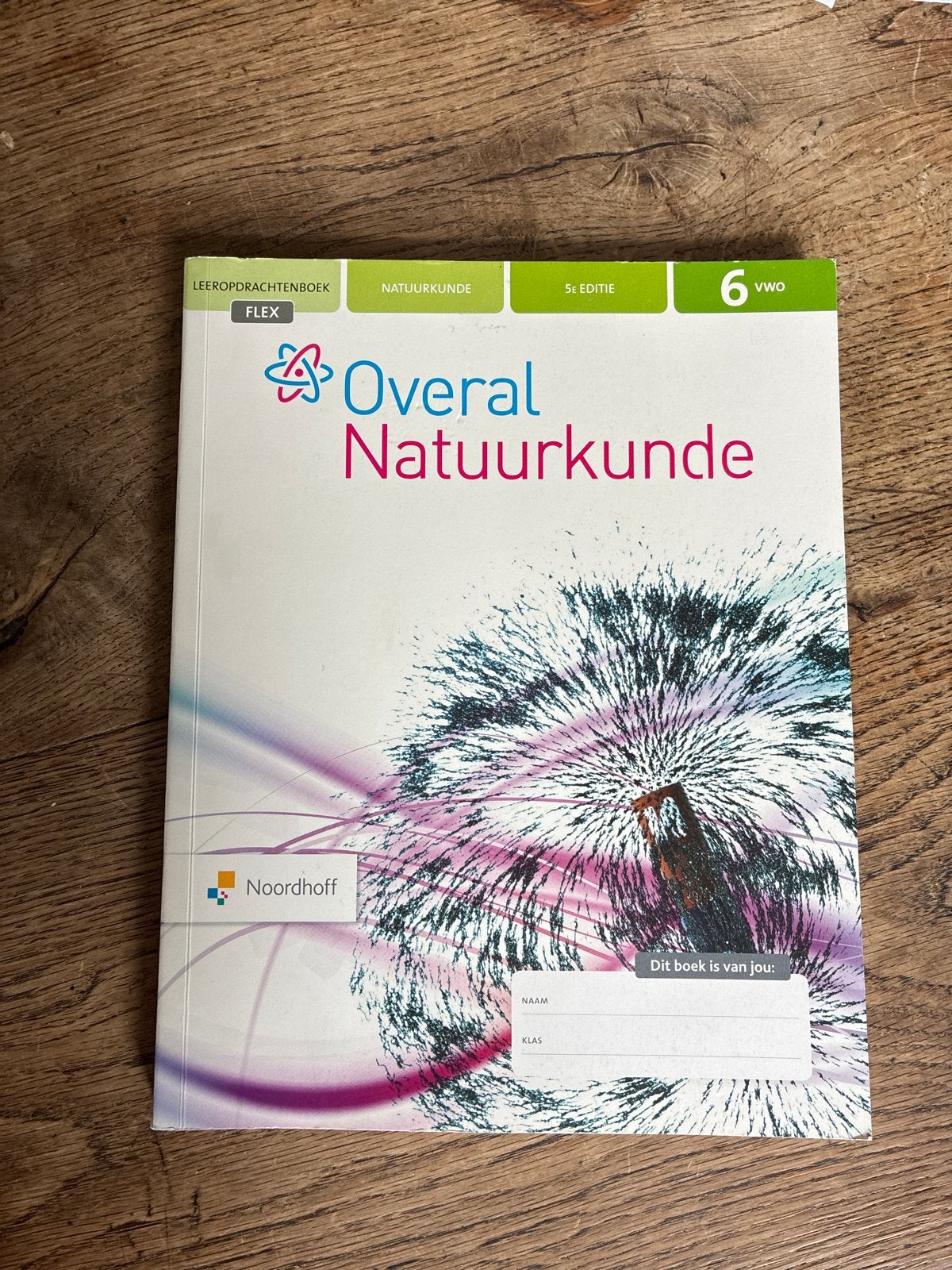 Overal Natuurkunde leeropdrachtenboek 6 VWO 5e editie, Boeken, Ophalen, Gelezen, VWO, Natuurkunde