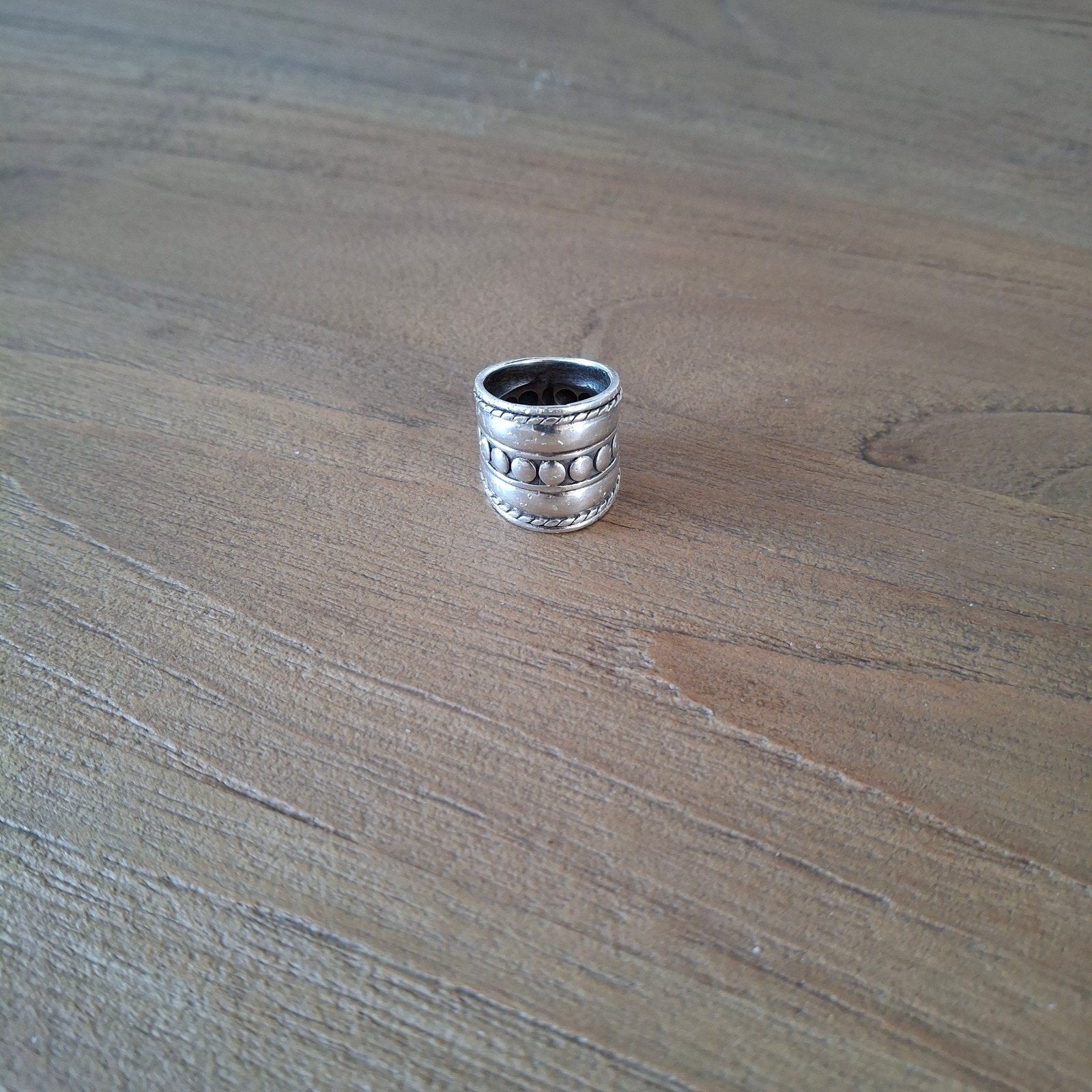 zilveren ring maat 17.3, Sieraden, Tassen en Uiterlijk, Ringen, Ophalen of Verzenden, Zo goed als nieuw, 17 tot 18, Dame