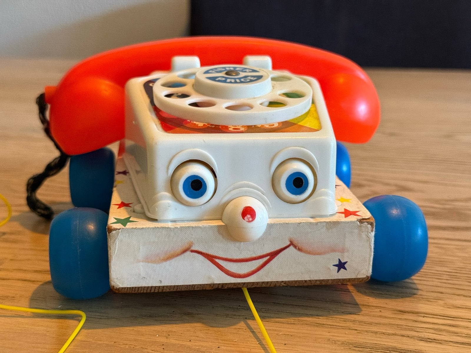 Vintage | Fisher-Price | Telefoon, Kinderen en Baby's, Ophalen of Verzenden, Gebruikt, Duw- of Trekspeelgoed, Met geluid