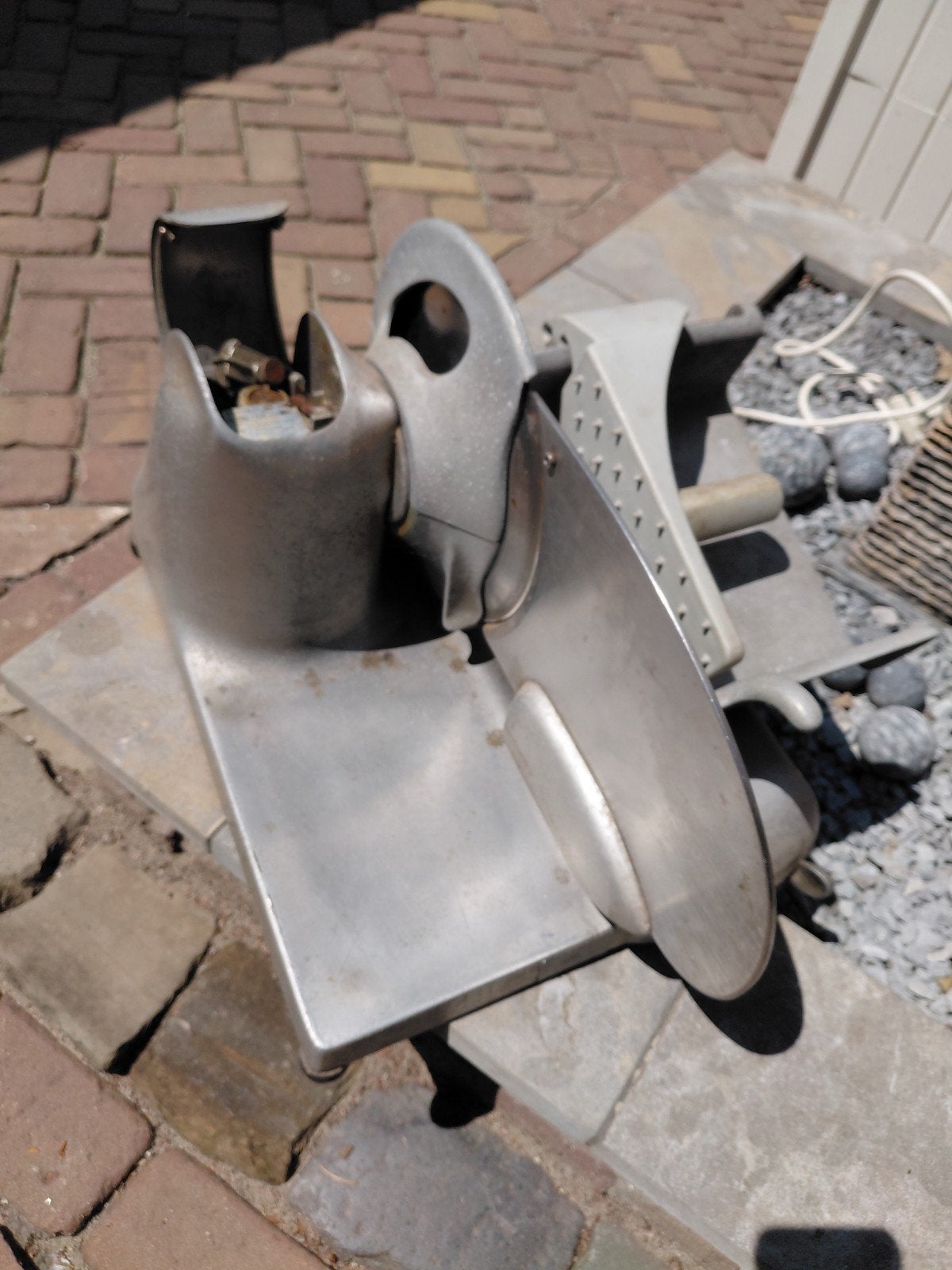 Hobart model 410 slicer, Huis en Inrichting, Keuken | Keukenbenodigdheden, Gebruikt, Ophalen
