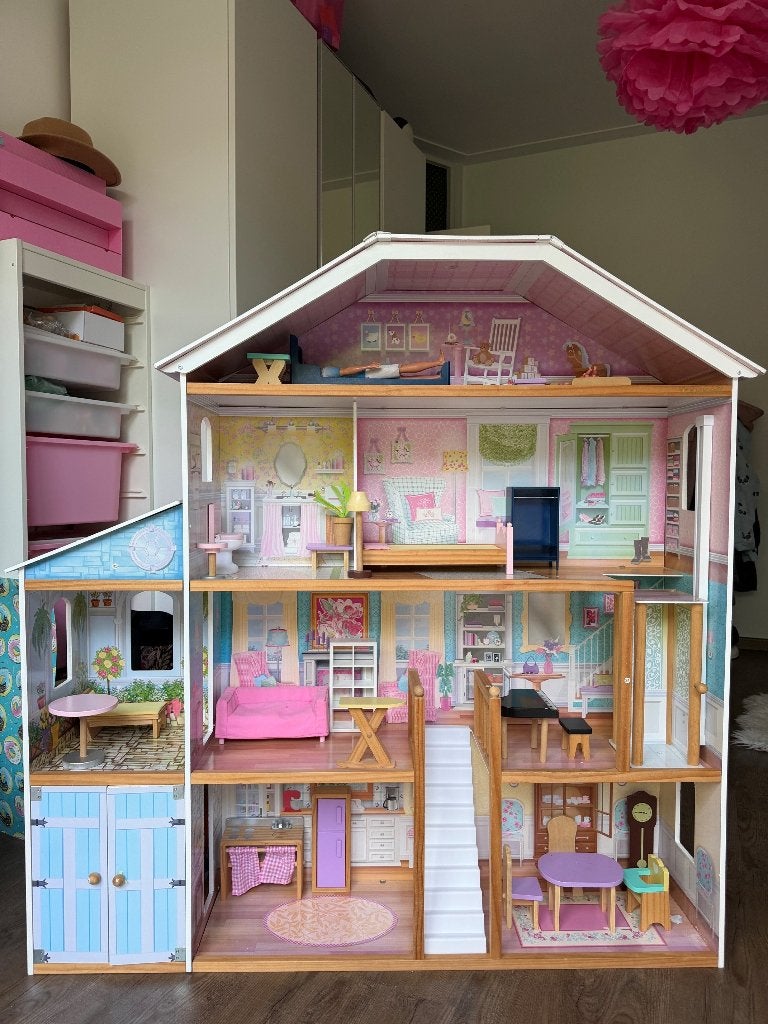 KidKraft Majestic Mansion poppenhuis - zo goed als nieuw, Ophalen, Zo goed als nieuw, Poppenhuis