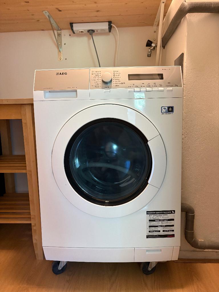 AEG lavamat l76479nfl wasmachine 7kg, Ophalen, Gebruikt, Voorlader, 85 tot 90 cm