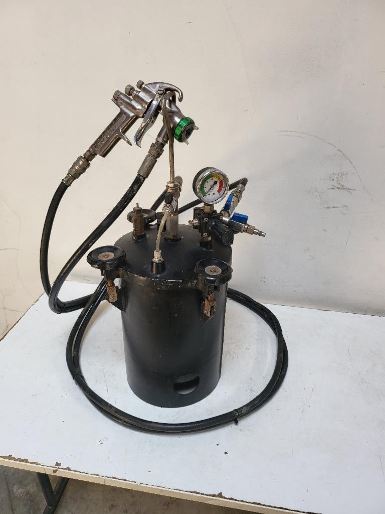 Drukvat epdm met lijmpistool, Overige materialen, Gebruikt, Zwart, Overige typen