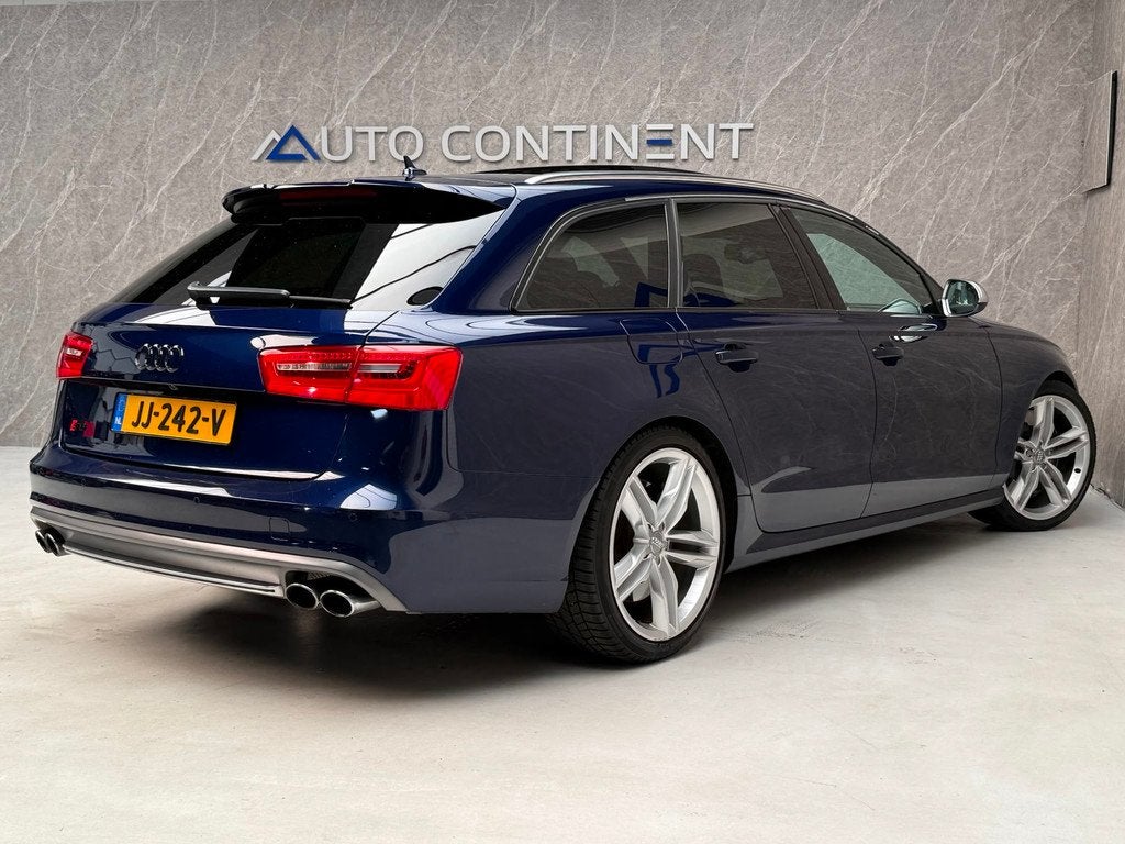 Audi S6 Avant 4.0 TFSI quattro 420 PK / Panorama / B&O / Car, Auto's, Audi, Automaat, Euro 5, Gebruikt, Blauw