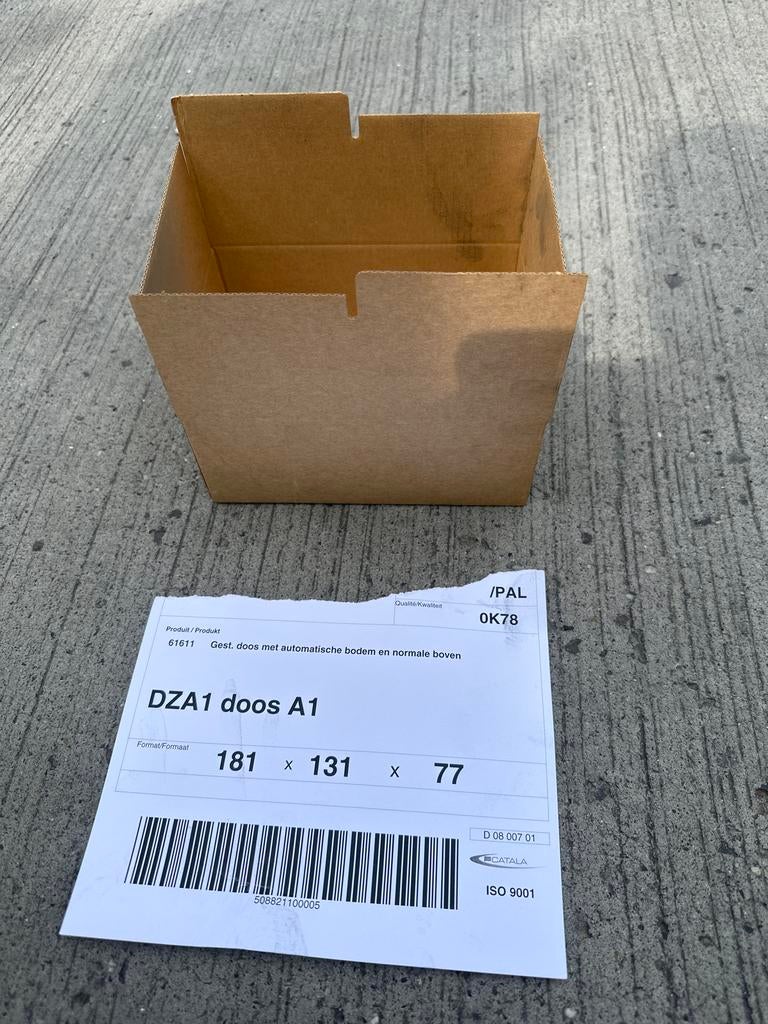 Vouwdozen 181x131x77cm voor postpakketten - Aantallen op aan, Doe-het-zelf en Verbouw, Kratten en Dozen, Doos, Opvouwbaar, Minder dan 50 cm