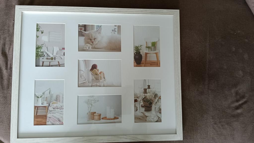 Fotolijst 43x53 cm met meerdere openingen, Ophalen, Zo goed als nieuw