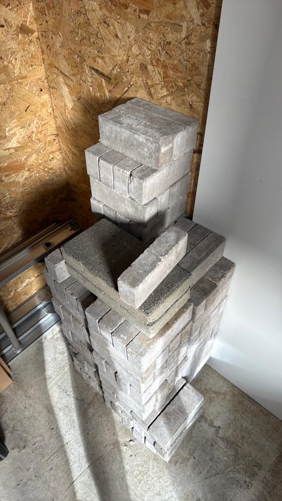 Klinkers Gratis afhalen 2.5m2, Ophalen of Verzenden, Zo goed als nieuw, Minder dan 10 m², Laminaat