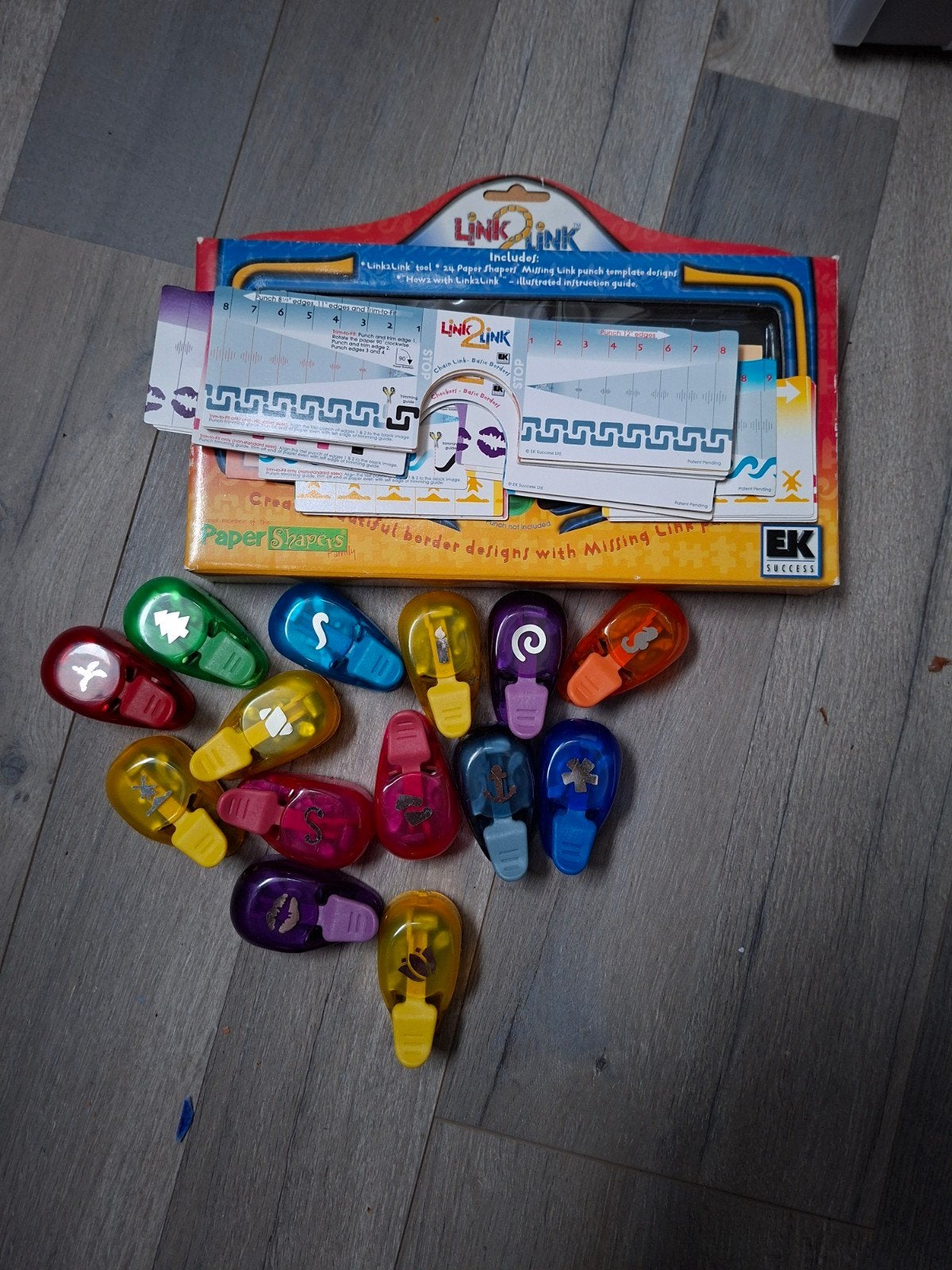 EK Success Link-It ponsen set met sjablonen, Ophalen of Verzenden, Gereedschap of Toebehoren