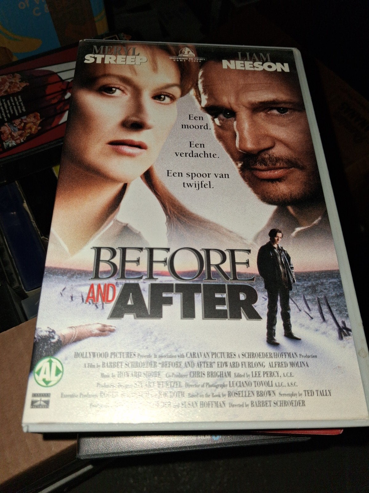 Vhs ex-rental  - Before And After, Vanaf 16 jaar, Ophalen of Verzenden, Gebruikt, Horror