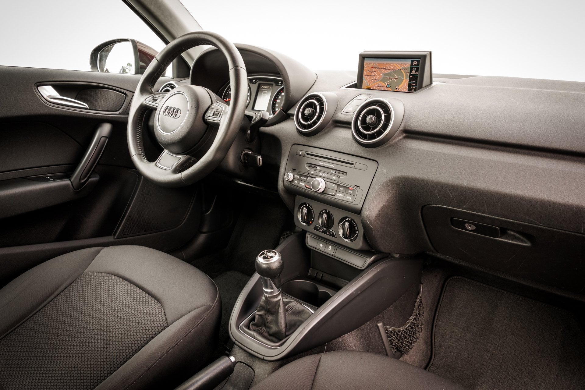 Audi A1 1.4 TFSI Attraction Pro Line | Cruise Control | Navi, Auto's, Euro 5, Stof, Zwart, 4 stoelen