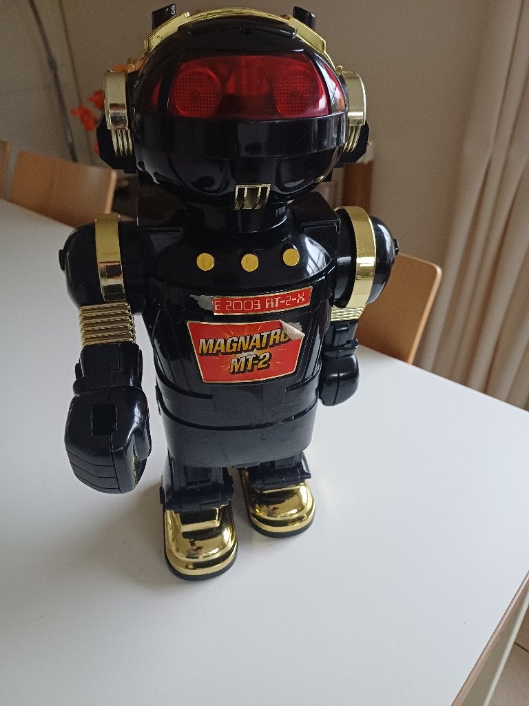 Vintage robot uit de jaren 1985, Verzamelen, Speelgoed, Ophalen of Verzenden, Gebruikt