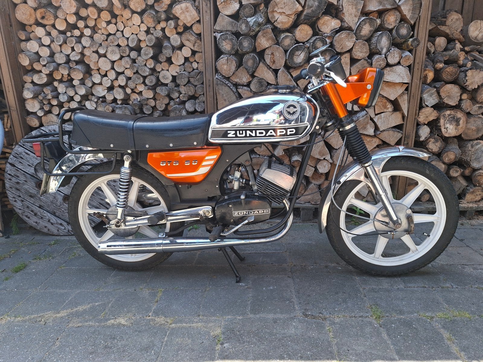 Zundapp cs50 ( gts)50 1983 4 voet origineel cilinder, Fietsen en Brommers, Brommers | Zundapp, Ophalen, Overige modellen