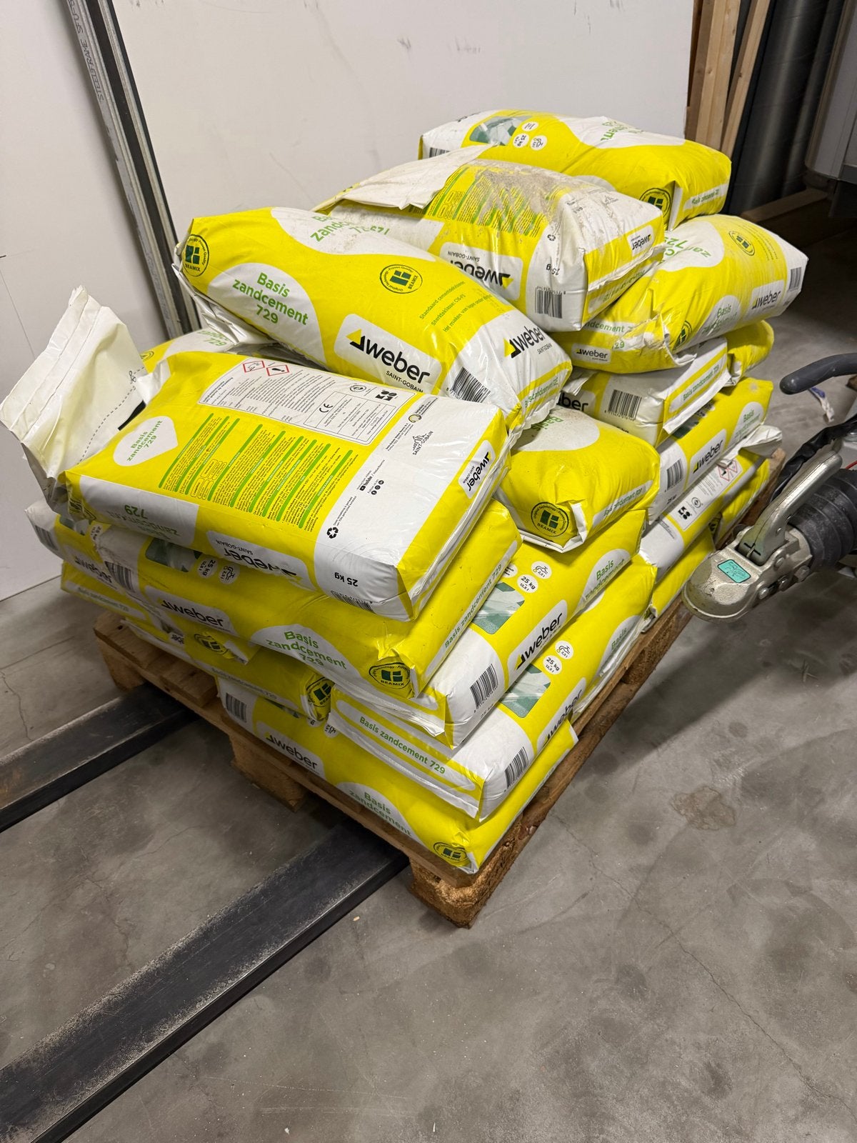 Weber Basis zandcement 729 - 25kg zakken, Ophalen, Nieuw