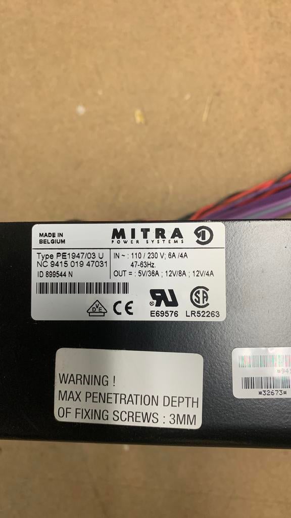 (1x)Mitra power supply PE1947/03, Ophalen of Verzenden, Zo goed als nieuw