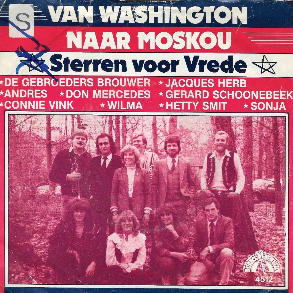 vinyl single  Sterren voor Vrede, Ophalen of Verzenden, Gebruikt, Pop