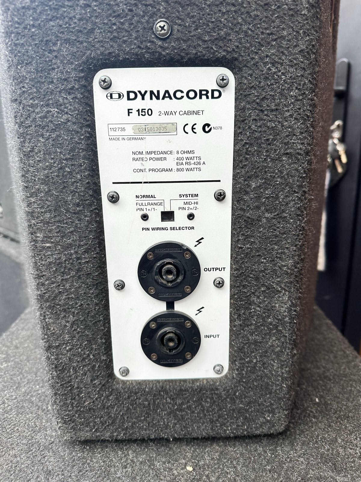 Dynacord F150 toppen (eventueel ook twee subs te koop), Audio, Tv en Foto, Luidsprekers, Ophalen of Verzenden, Gebruikt, Overige merken