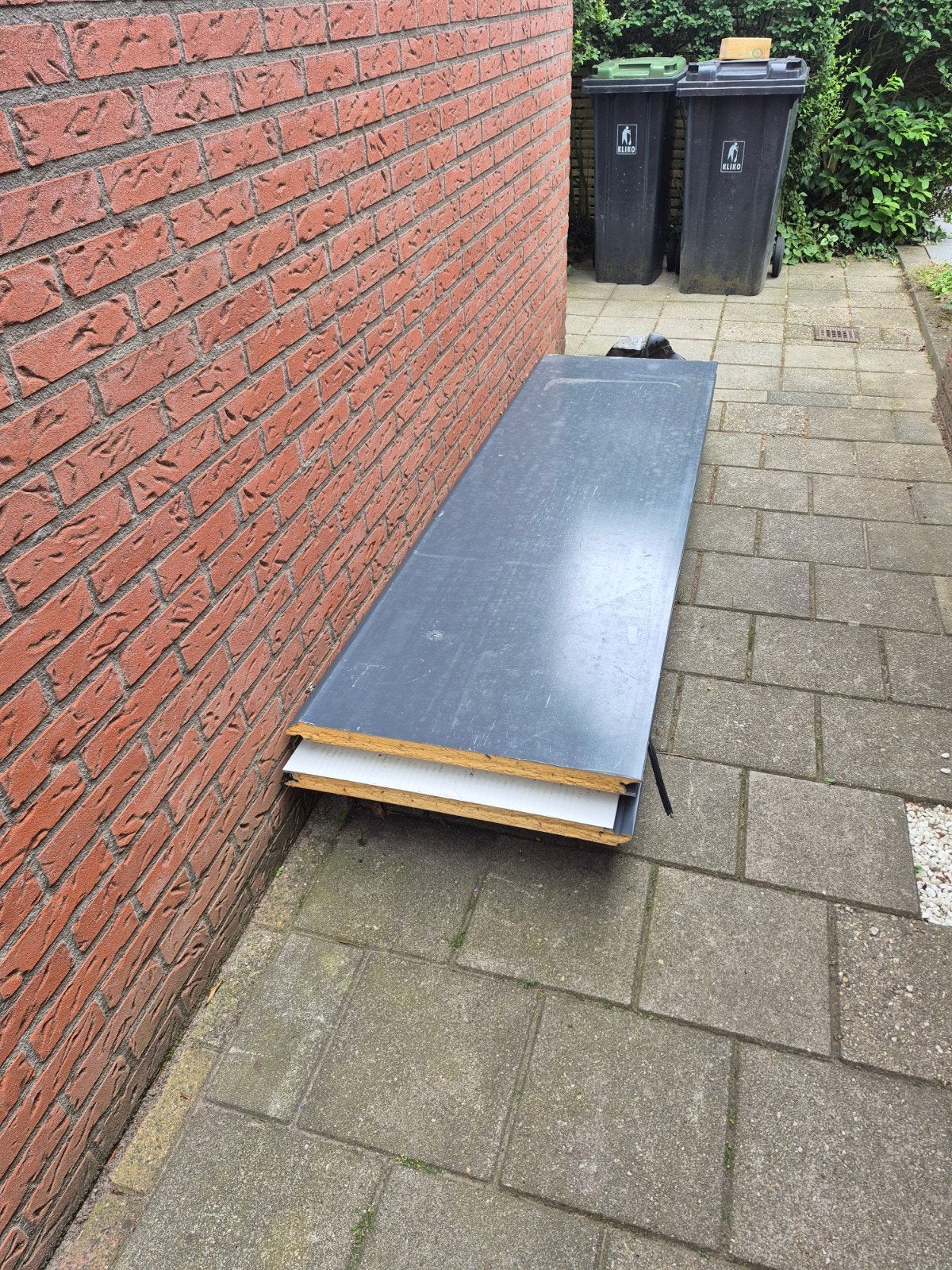 Gebruikte 5x sandwich panelen 64 x 210, Doe-het-zelf en Verbouw, Ophalen, Gebruikt