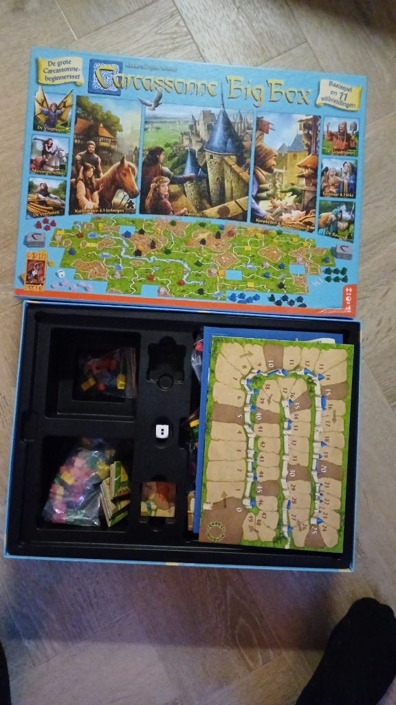 bordspellen big box Carcassonne nieuw editie 999 games, Vijf spelers of meer, Ophalen of Verzenden, Nieuw