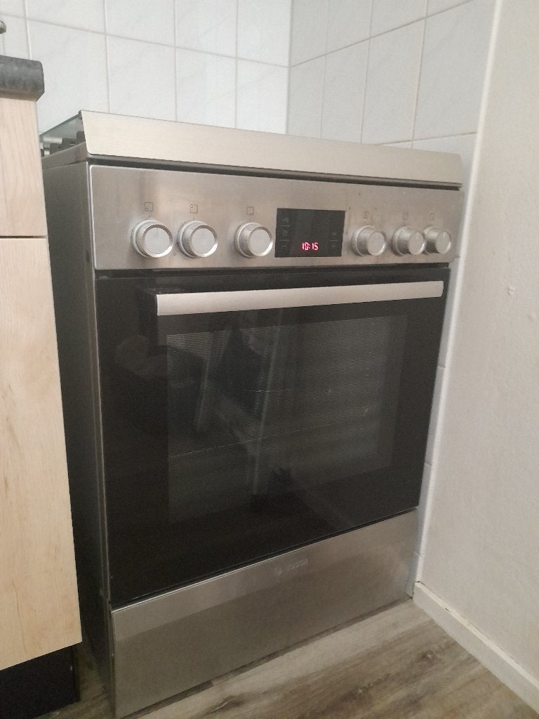 Bosch gasfornuis gebruikt, Ophalen, Gebruikt, Hete lucht, 4 kookzones