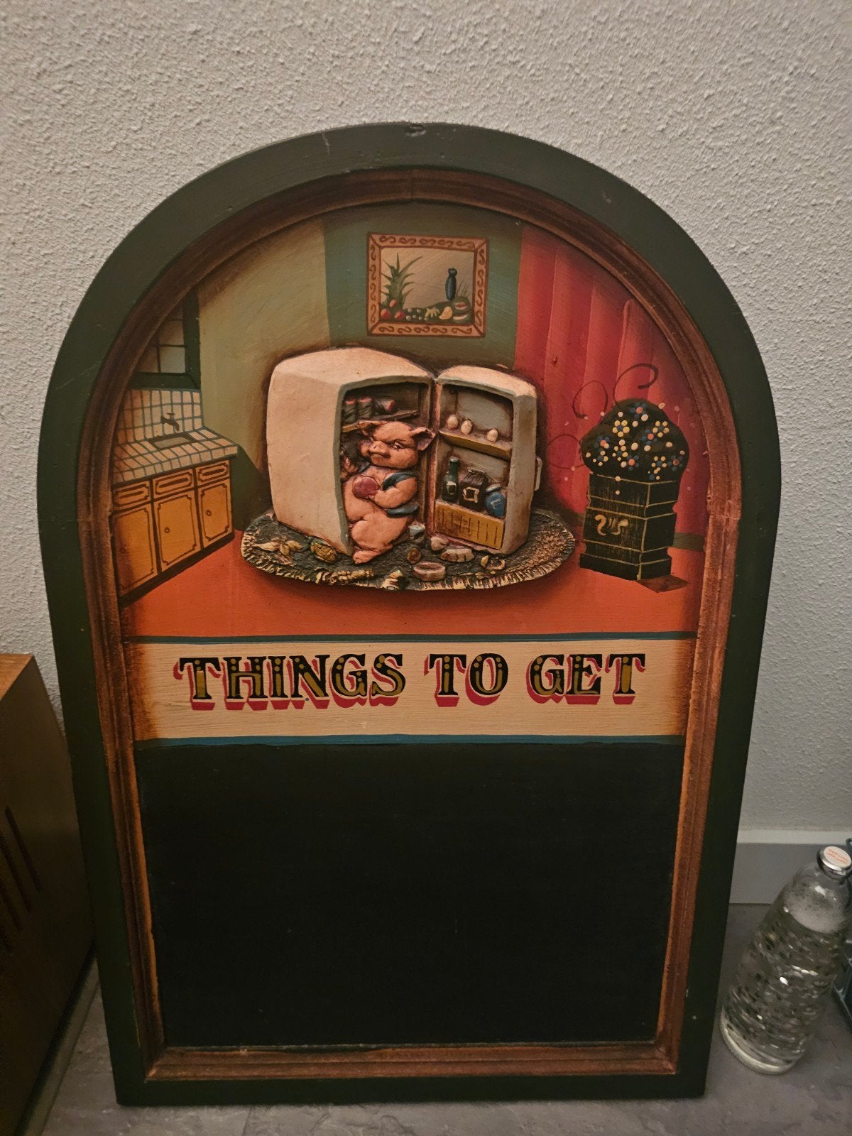 krijtbord, Ophalen, Gebruikt, Meerkleurig, Vintage