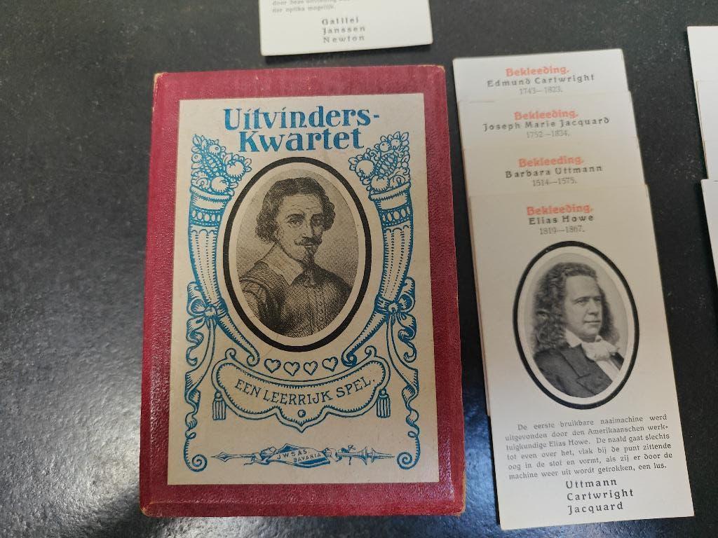 uitvinders kwartetspel, Verzamelen, Ophalen of Verzenden, Zo goed als nieuw, Kwartet(ten)