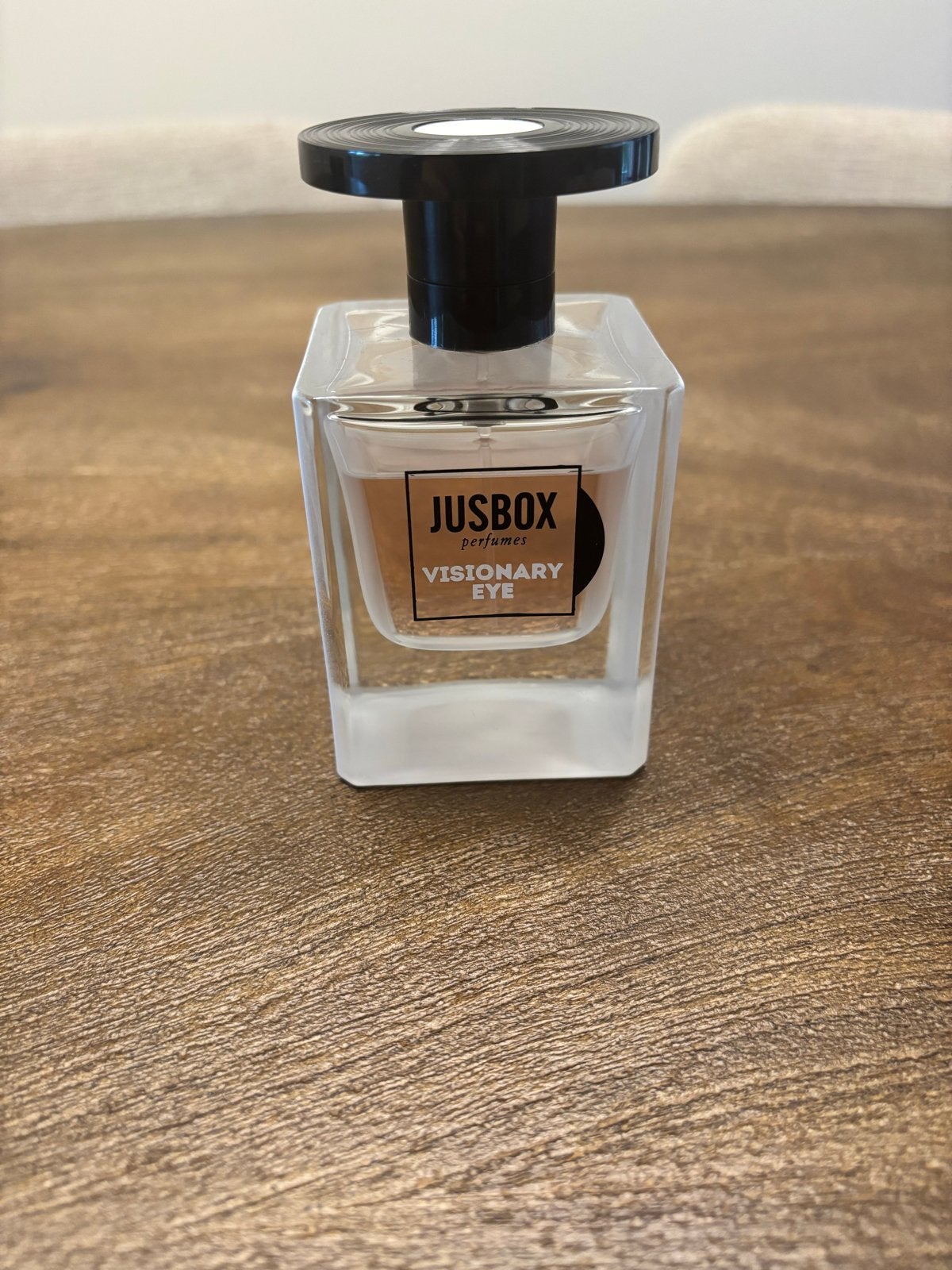 Jusbox Perfumes Visionary Eye - Eau de Parfum, Sieraden, Tassen en Uiterlijk, Ophalen of Verzenden, Zo goed als nieuw