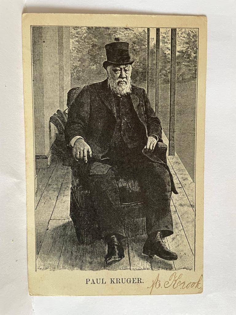 Zaandam - Amsterdam - Paul Kruger, Verzamelen, Ansichtkaarten | Nederland, Verzenden, Voor 1920, Gelopen, Noord-Holland