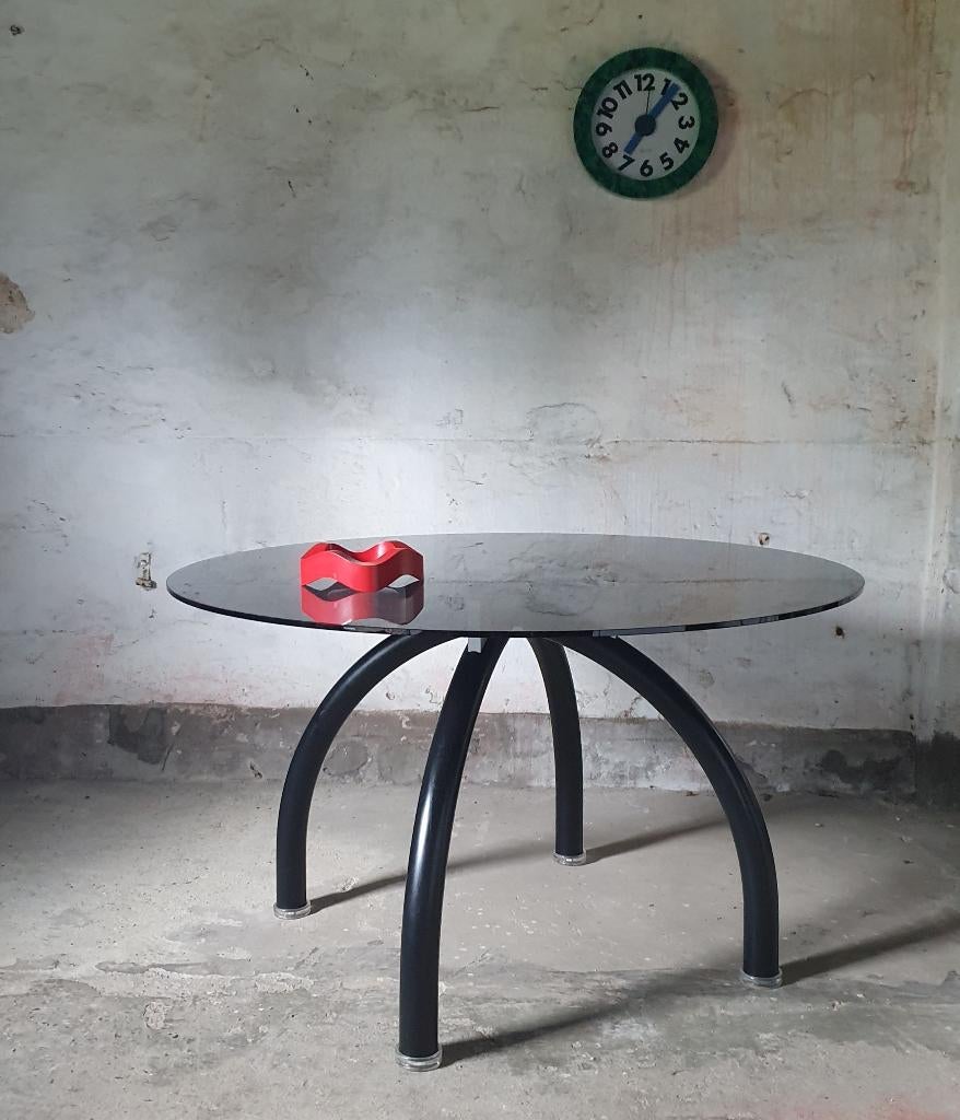 vintage eettafel sottsass design, Ophalen, Gebruikt, Rond, Vijf personen of meer