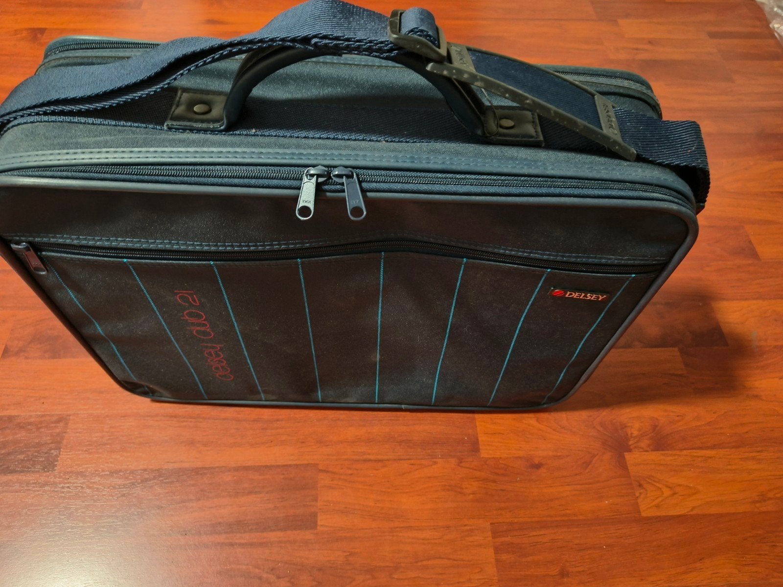 Delsey Club 21 Koffer - Donkerblauw, 30 cm of meer, Blauw, Minder dan 35 cm, Ophalen of Verzenden